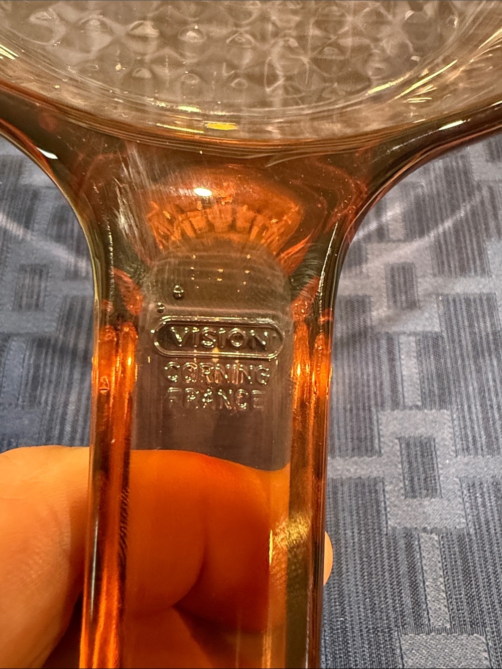 Corning Vision France Amber 7" Glass Skillet with Handle - Picture 6 of 6